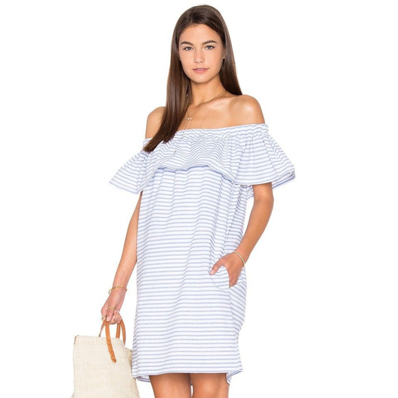 BNWT Line + Dot Lea Mini Ruffle Dress - XS - Picture 1 of 3